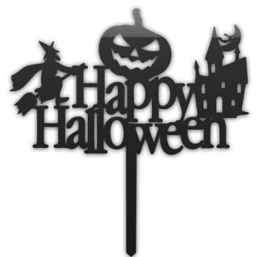 Topper pentru tort "Happy Halloween" M2