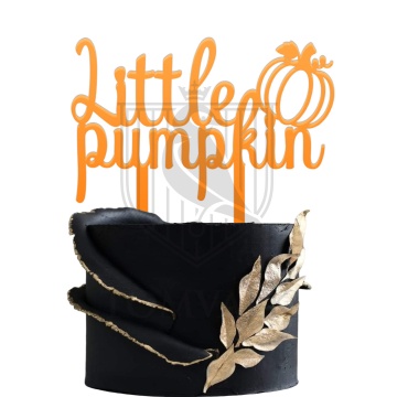 Topper pentru tort "Little pumpkin"