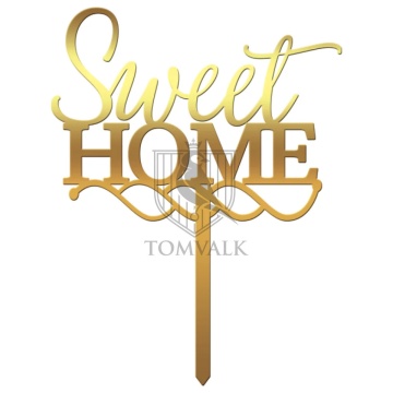Topper tort „Sweet home” – decor simbolic pentru casă nouă sau eveniment special