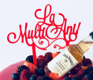 Topper tort "La Multi Ani" Lvs