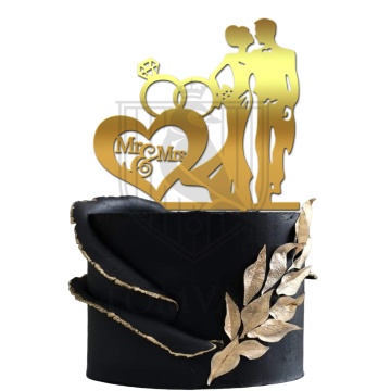 Topper tort nunta "Mr&Mrs" 2iF