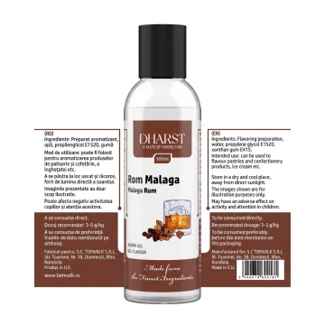 Aroma gel termostabila - ROM Malaga - Dharst - 100 ml