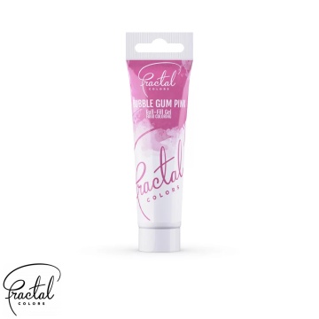 Colorant Alimentar Gel Bubble Gum Pink – 30g – Fractal Colors