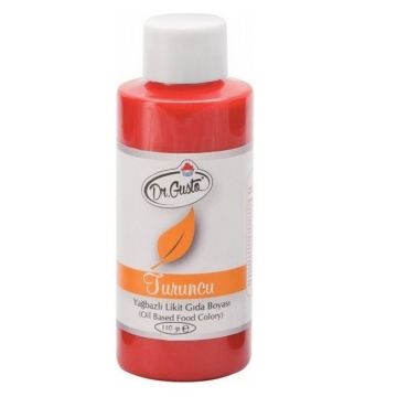 Colorant alimentar lichid liposolubil - Dr. Gusto - PORTOCALIU - 110 gr