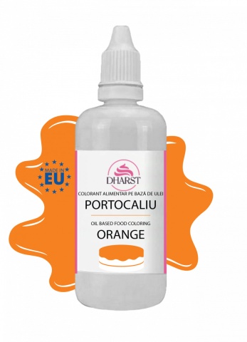 Colorant pe baza de ulei - PORTOCALIU - 80 ml