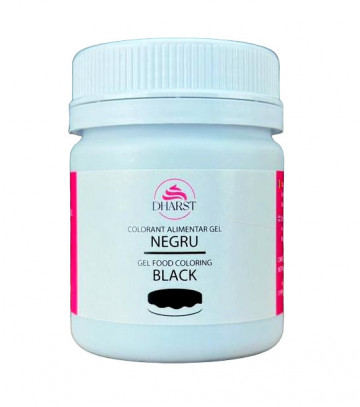 Colorant gel - NEGRU - 80g - Dharst