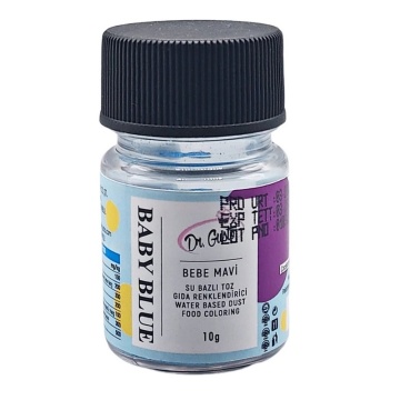 Colorant pudra hidrosolubil - Dr. Gusto - 10 g - ALBASTRU DESCHIS (baby Blue)