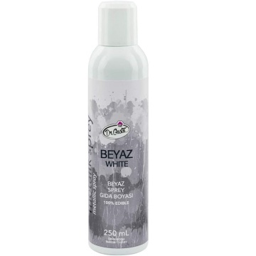Colorant Spray Alb Metalic - 250 ml - Dr Gusto
