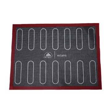 Covoras din silicon microperforat pentru coacere ecler, macarons și choux – dublă față – 30 × 40 cm – Dharst