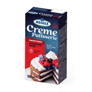 Creme Patisserie - Preparat cu grasimi vegetale UHT, 500ml Meggle