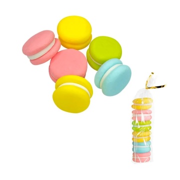 Decoratiuni comestibile din zahar - set "Colorful Macarons" M