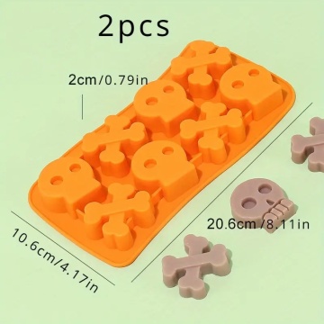 Forma de silicon cu 8 alveole - Halloween - T10099