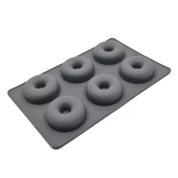 Forma din silicon donuts - 6 cavitati - W01007