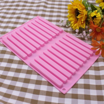 Formă din silicon pentru biscuiți, ciocolată și batoane – 20 cavități - T15008