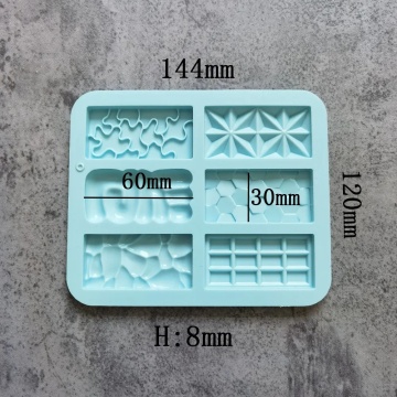 Forma silicon pentru minitablete ciocolata - 6 forme