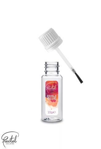 Lipici Alimentar cu Aplicator Pensulă – 22g – Fractal Colors