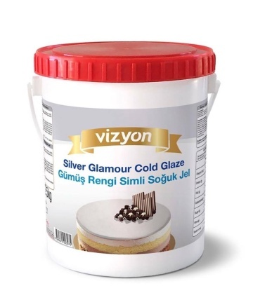 Glazură la rece Glamour Silver – Vizyon 1 kg 