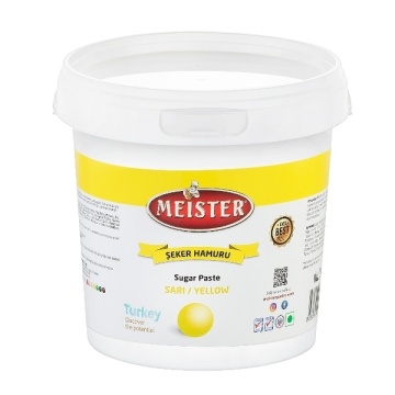 Pasta de zahar - GALBEN - 1 kg - Meister