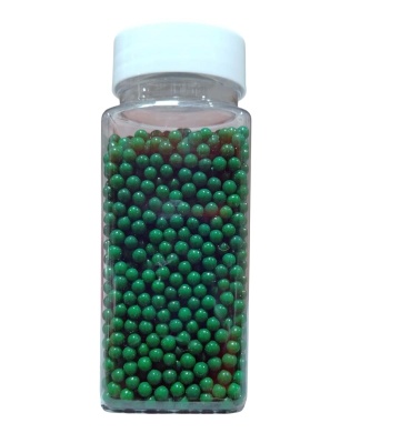 Perle 4 mm - Verde - 100g