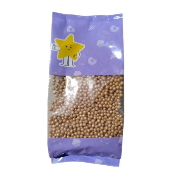 Perle din Orez Expandat 5 mm - Auriu - 0,5 kg, Dobryk