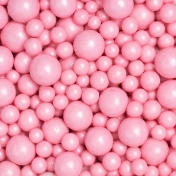 Perle din zahăr Roz - Dobryk - 3 dimensiuni– 1 kg