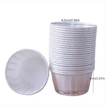 Set 24 forme de copt pentru briose termorezistente - Albastru pal – accesorii si ambalaje profesionale pentru cofetarie si patiserie