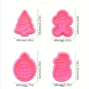 Set 4 decupatoare modele Craciun