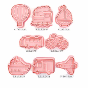 Set 8 decupatoare - Vehicule  - T12173
