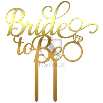 Topper pentru tort "Bride to be" V