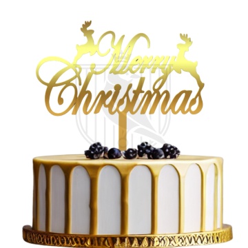 Topper pentru tort "Merry Christmas" I