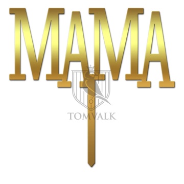 Topper tort „MAMA” – decor simplu și emoționant pentru aniversarea mamei