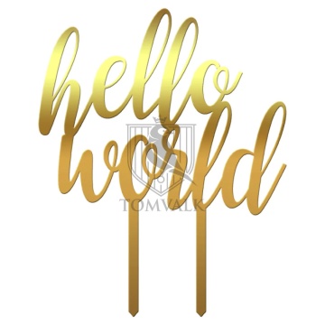Topper tort "Hello World"