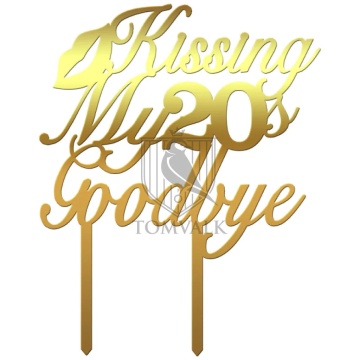 Topper tort "Kissing my ..goodby"