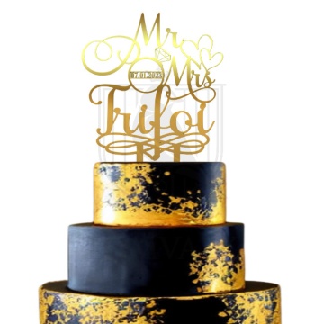 Topper tort nunta personalizat TTi