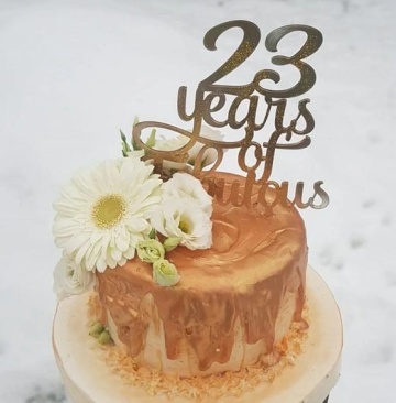 Topper tort personalizabil – Years of Fabulous - Img 2