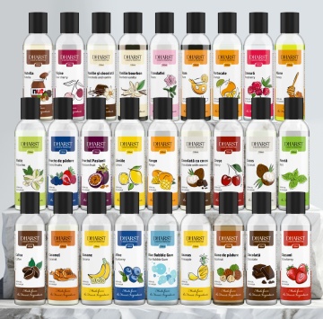 Aroma gel termostabila Dharst cu gust de Cirese ., flacon 100 ml – aroma profesionala pentru creme, aluaturi si deserturi.