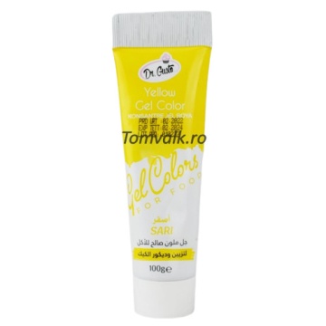 Colorant alimentar gel Dr.Gusto - GALBEN - 100g
