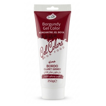 Colorant alimentar gel Dr.Gusto - ROSU BORDO - 250g