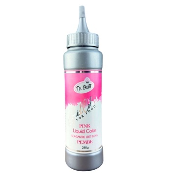 Colorant alimentar lichid pe baza de apa - Dr. Gusto - ROZ - 280 gr