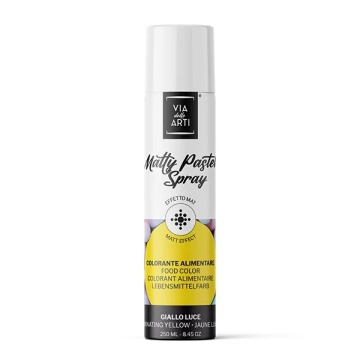 Colorant alimentar spray mat – Galben Luminos – 250 ml – Via delle Arti