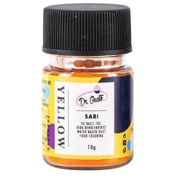 Colorant pudra hidrosolubil - Dr. Gusto - 10 g - GALBEN