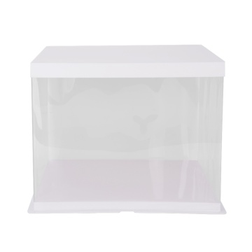 Cutie transparentă pentru tort Dharst – 33,5 x 33,5 x 18(H) cm