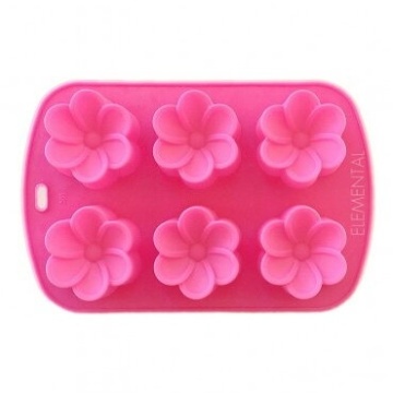 Forma de silicon cu 6 cavitati - Flori - T13137