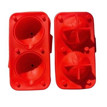Forma de silicon pentru globuri Craciun 3d cu stelute - T13167