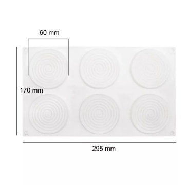 Forma de silicon Spirala cu 6 cavitati