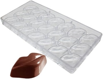 Forma din policarbonat pentru bomboane - Lips -  T05036