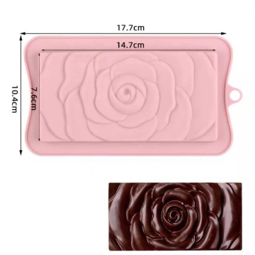 Forma silicon pentru tableta ciocolata - Trandafir
