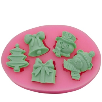 Matrita din silicon -Craciun 5 figurine