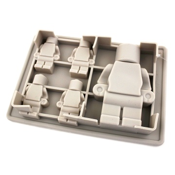 Mulaj din silicon - Robotei Lego cu 5 cavitati