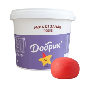 Pasta de zahar – ROSU – 1 kg – Dobryk